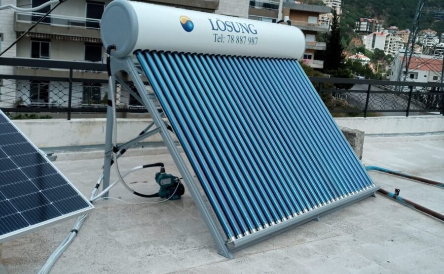 Bsalim Residential Water Heating Installations through solar power